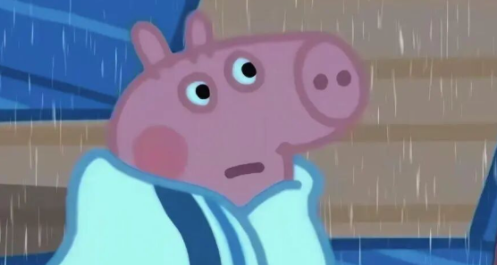 小猪佩奇剧情的神转折，让网友一夜间搞出百万“忧郁乔治”二创