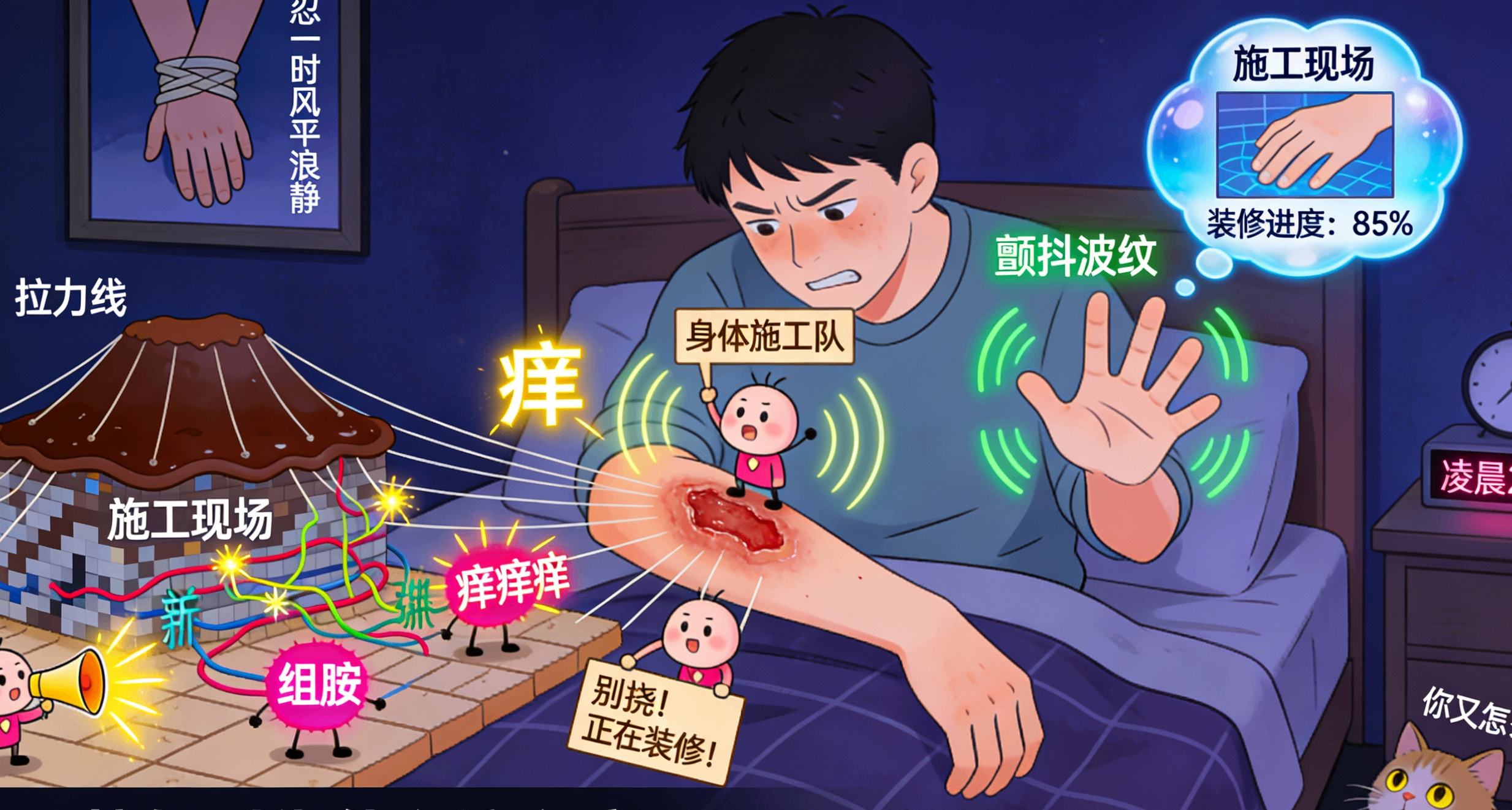 为什么伤口结痂后这么痒？