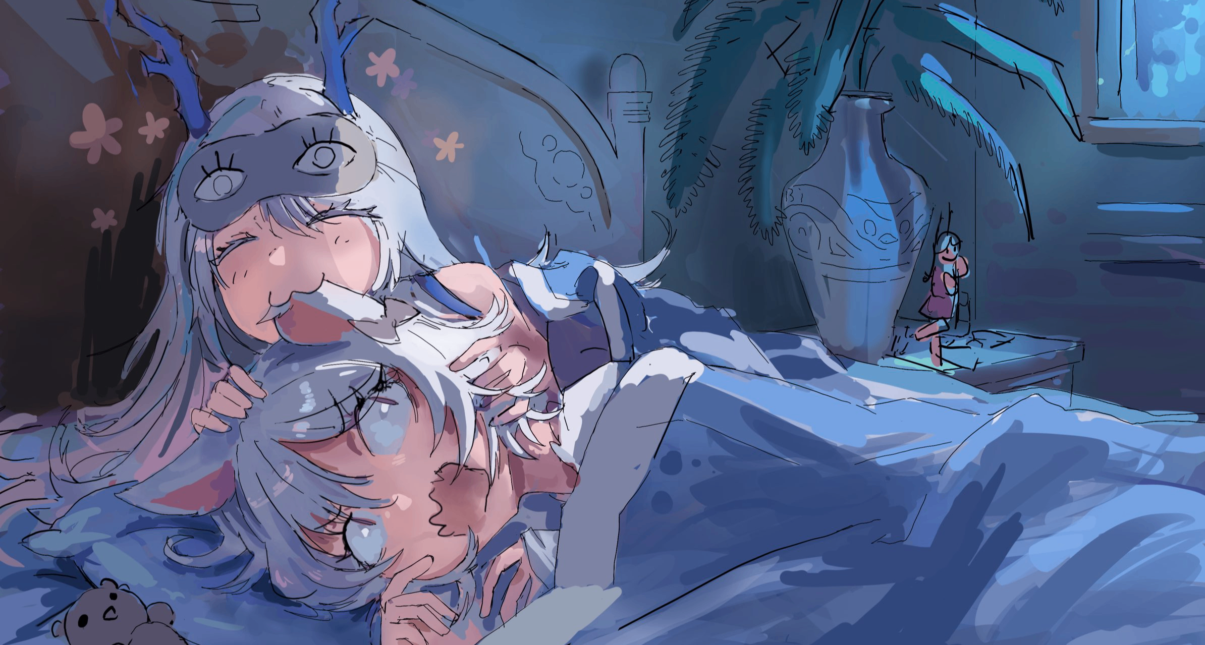 夜宵没有剩下，队友入口即化（饿了，吃个队友先