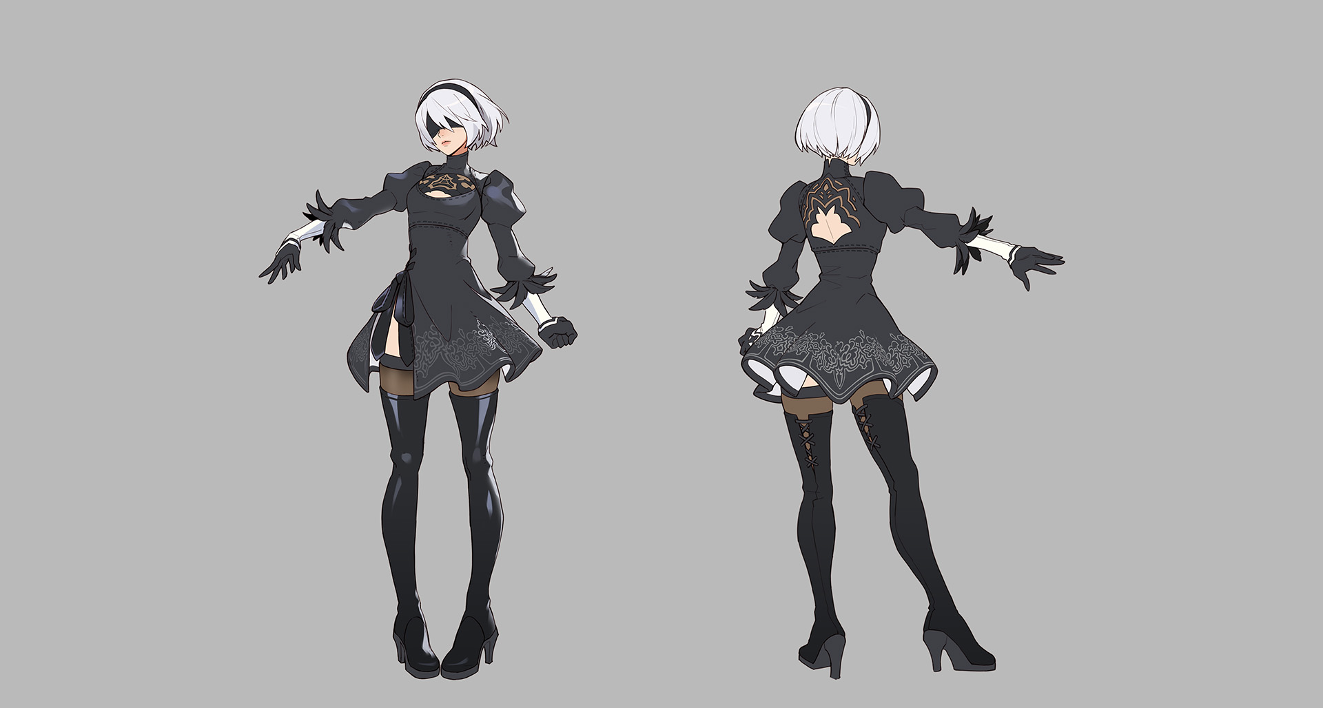 雾子 × 2B联动概念图公开！活动将于3月11日上线