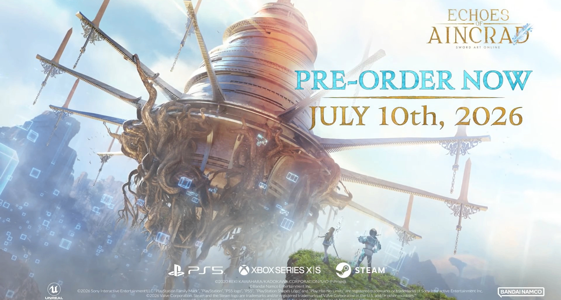 系列新作《刀劍神域：艾恩葛朗特迴響》官宣7月發售！