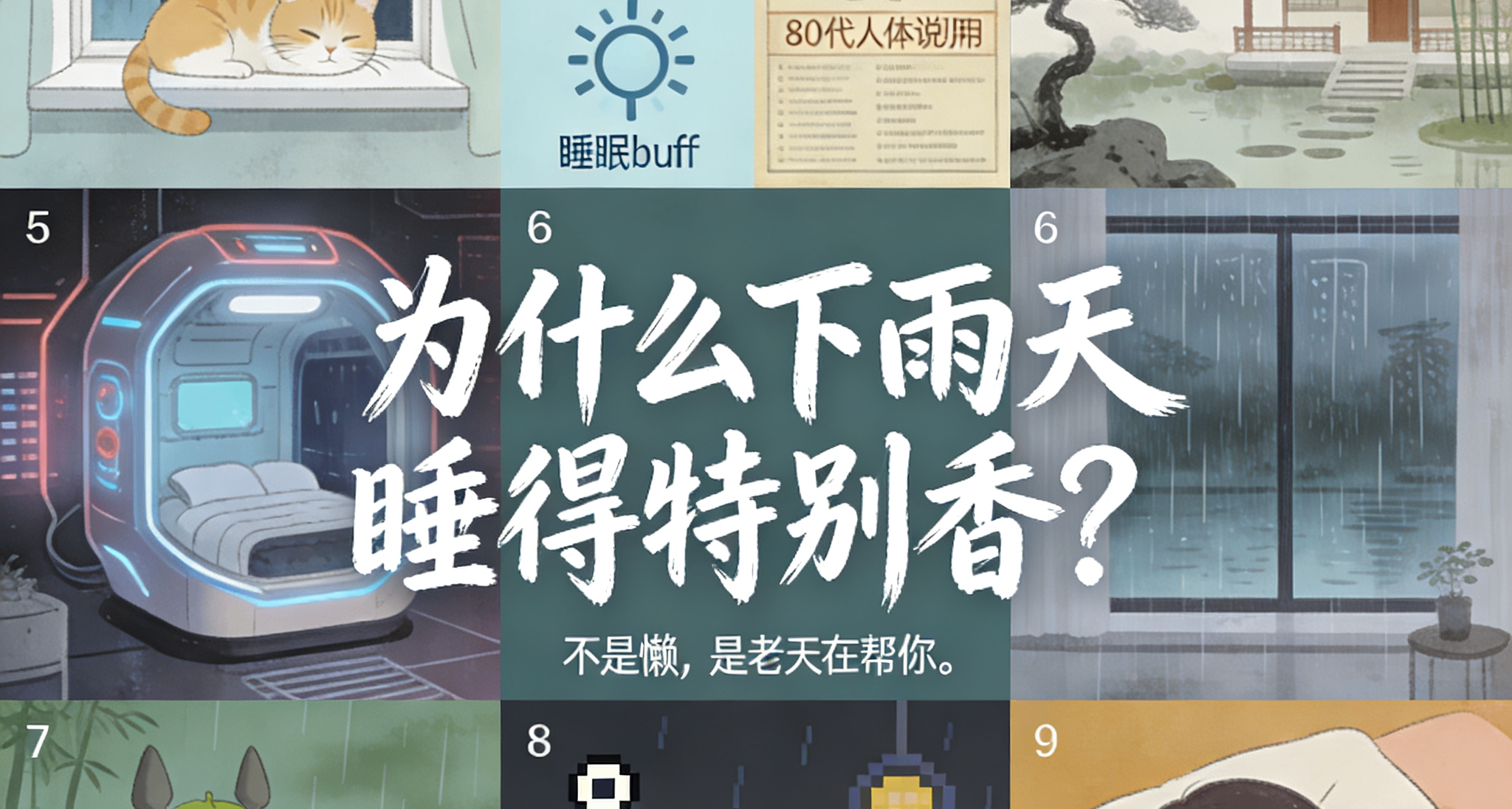 爲什麼下雨天睡得特別香？