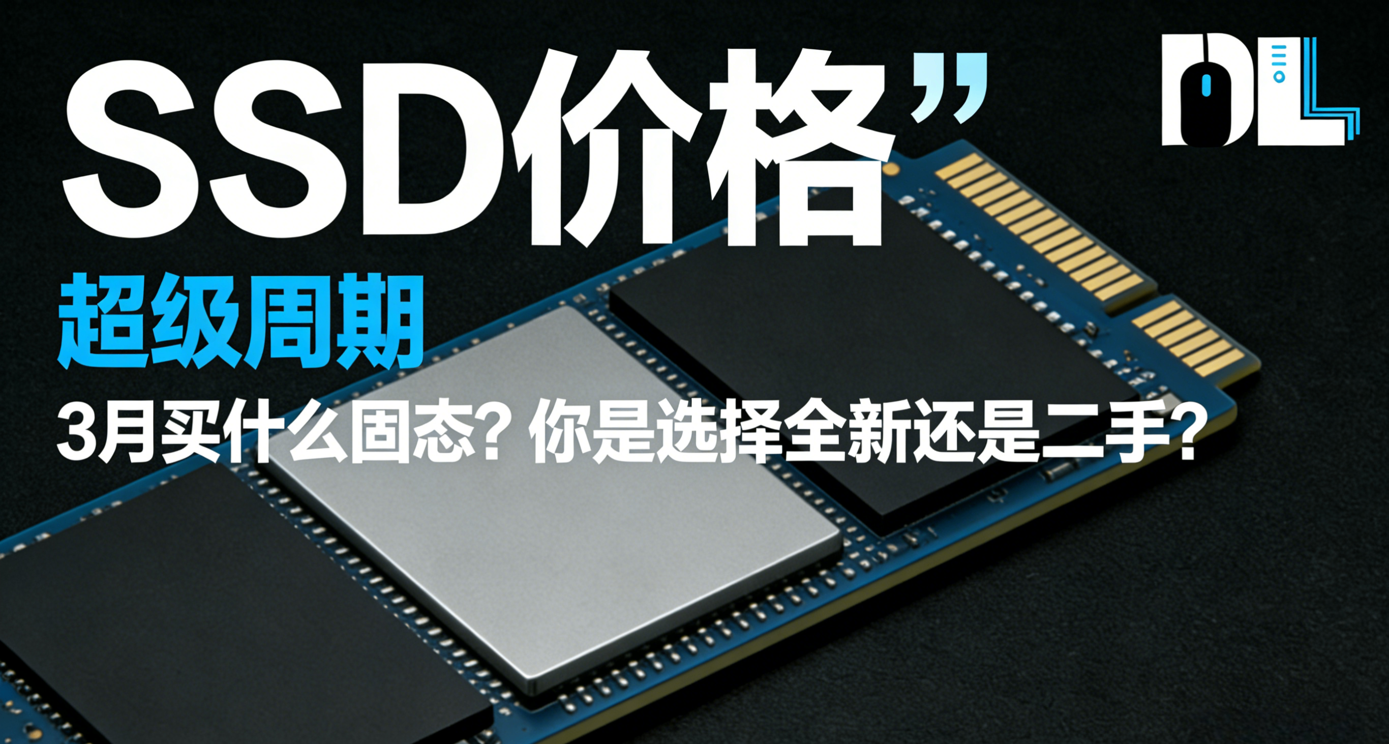 SSD價格“超級週期”3月買什麼固態？你是選擇全新還是二手？
