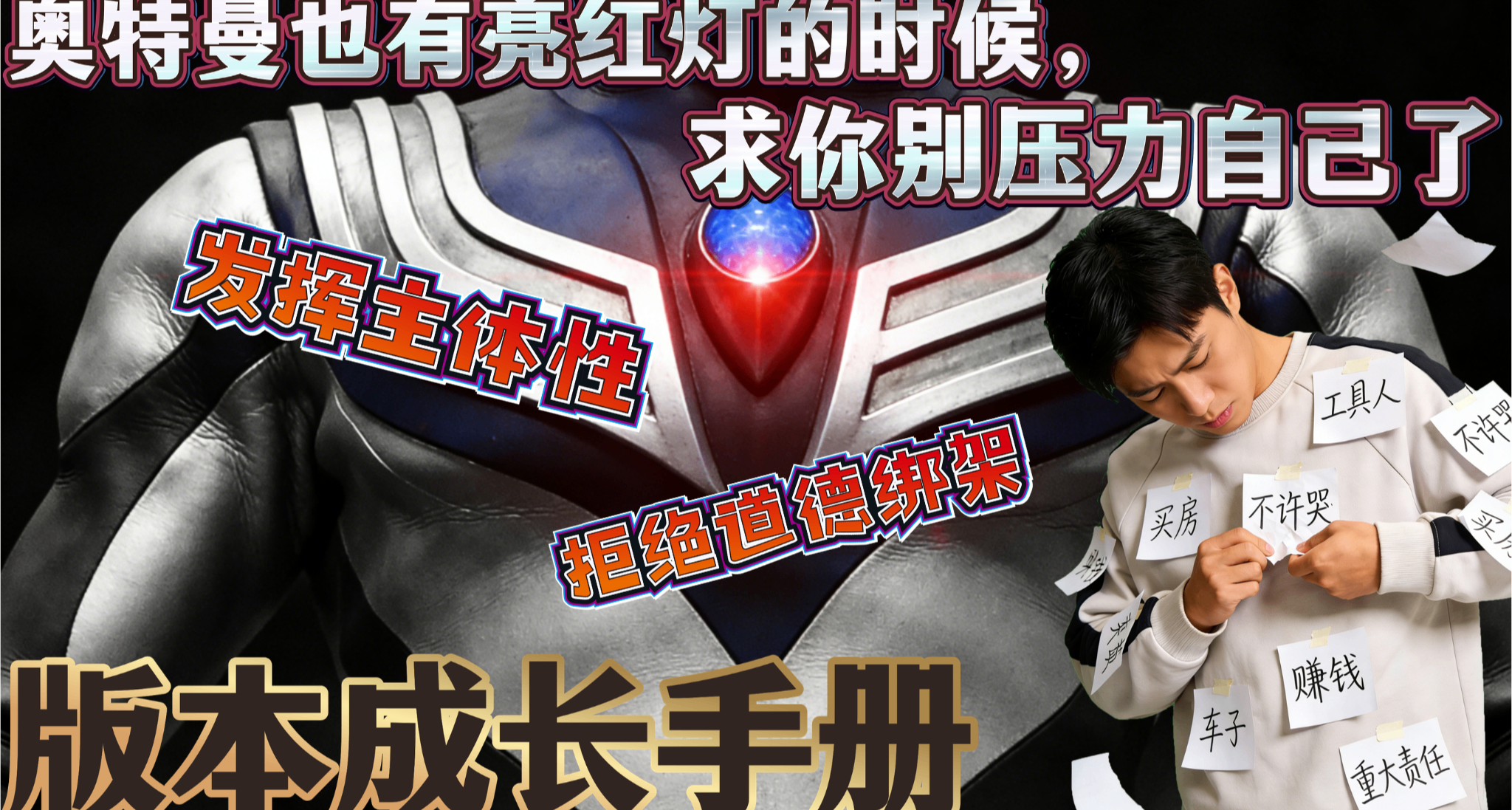 版本成长手册：奥特曼也有亮红灯的时候，求你别压力自己了