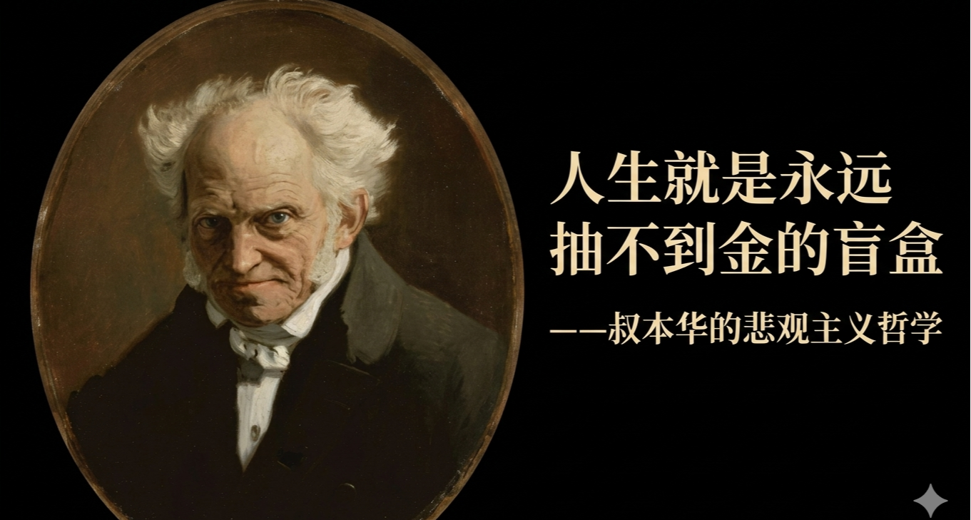人生就是永遠抽不到金的盲盒：叔本華的悲觀主義哲學