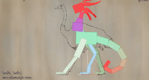 求助，动画做一半，发现是三只脚，整不会了！