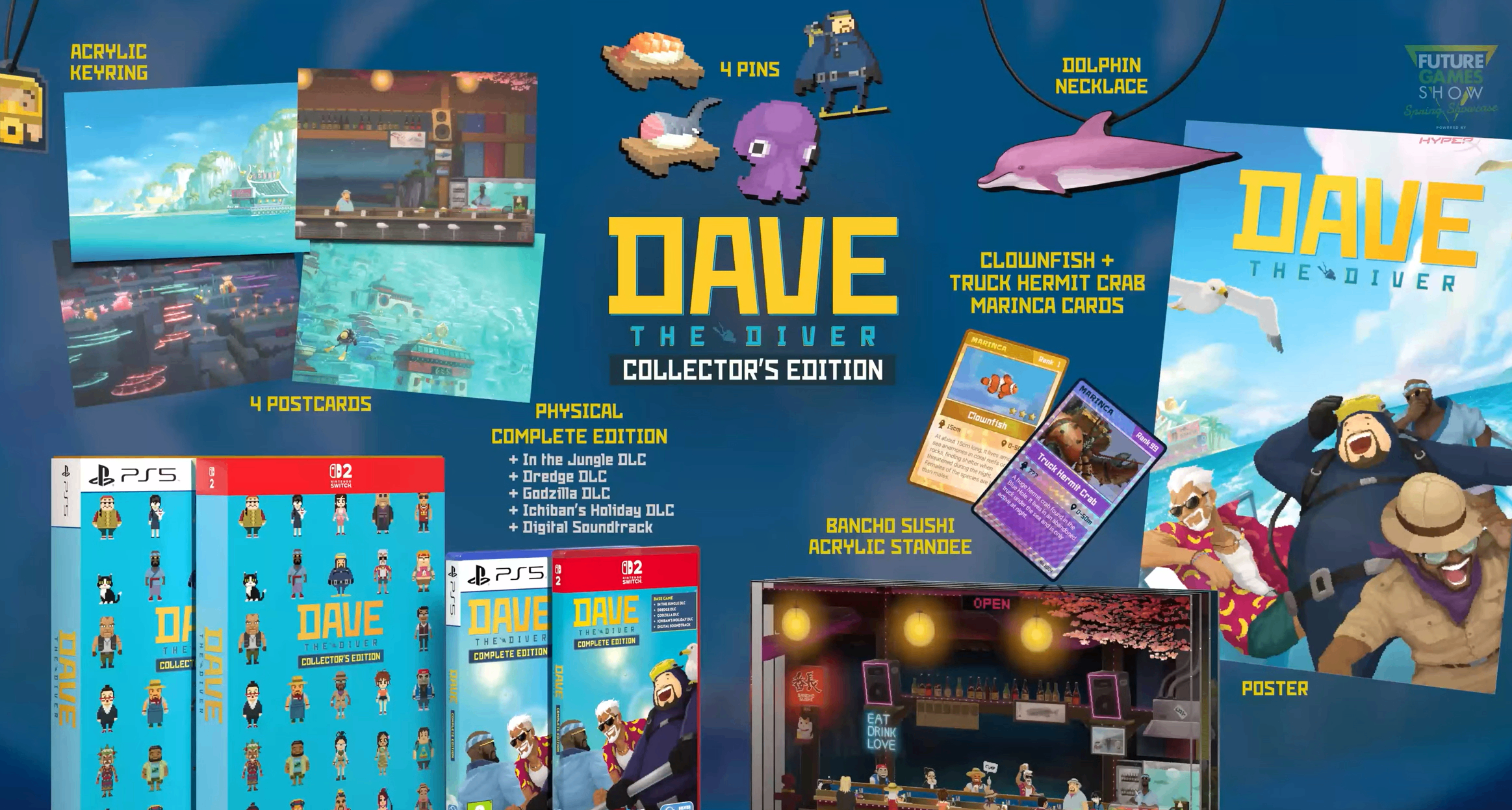 《潜水员戴夫》PS5、NS2实体版开启预购