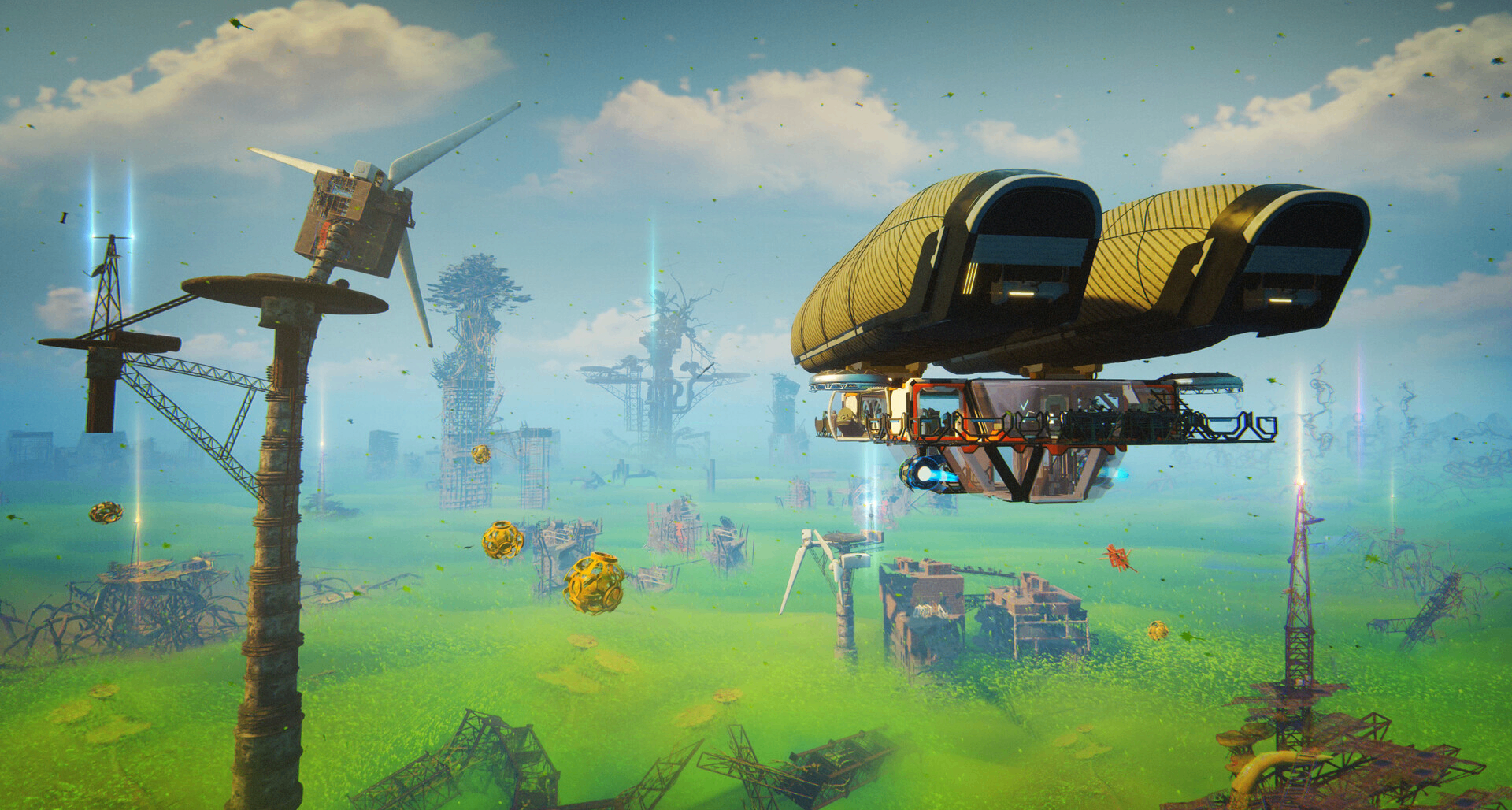 《永恒天空》人类文明又双叒叕遭受毁灭，这是飞艇还是诺亚方舟？