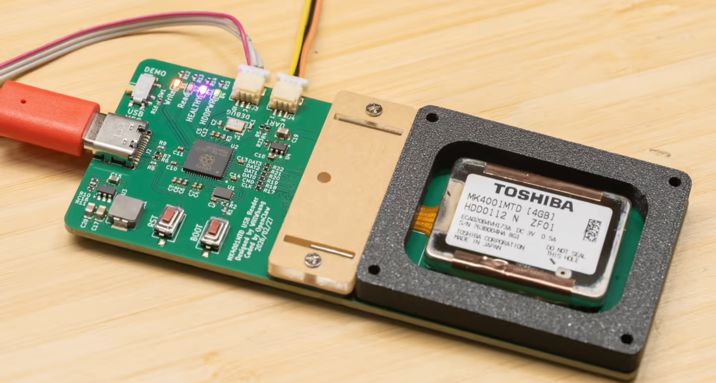 硬核玩家怒拆诺基亚N91！只为复活20年前的全球最小机械硬盘