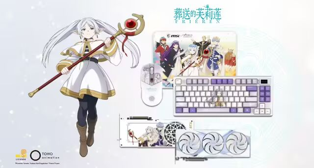 5070Ti 單卡賣9000！微星《葬送的芙莉蓮》聯名5070Ti OC顯卡開售