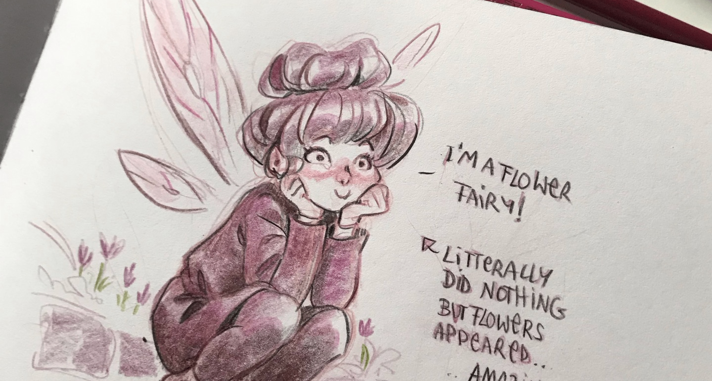 隨手畫畫我居住的德國鄉村，熱愛生活，春日快樂！