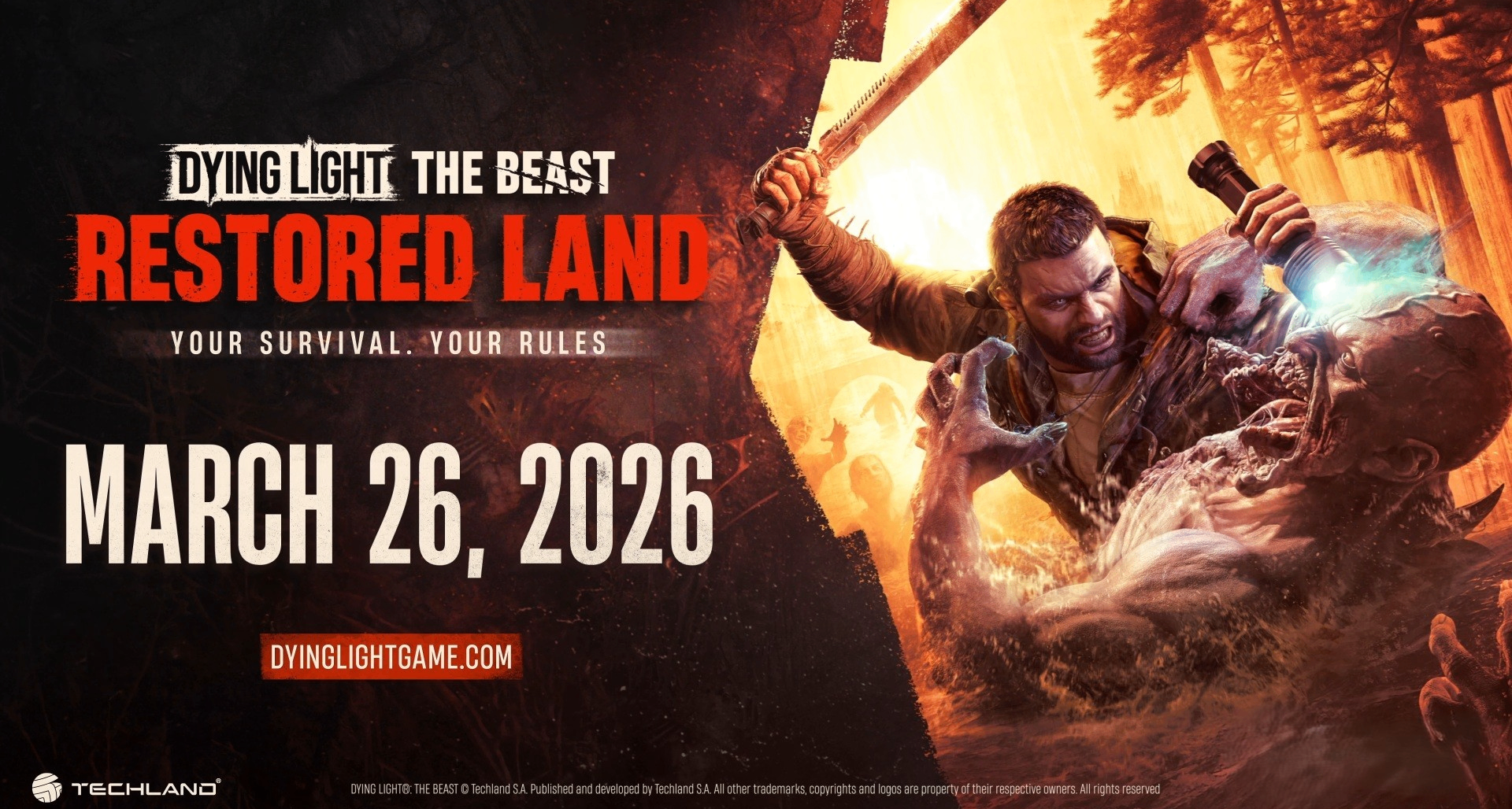 《消逝的光芒：困兽 净地重生版》公布，新增极限生存模式