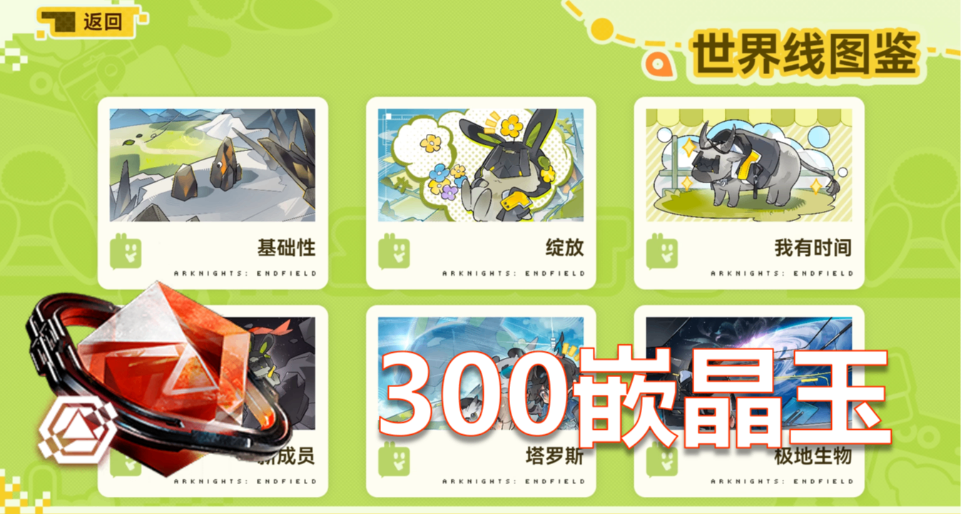 明日方舟終末地愚人節-長耳獸之旅全收集攻略，300嵌晶玉