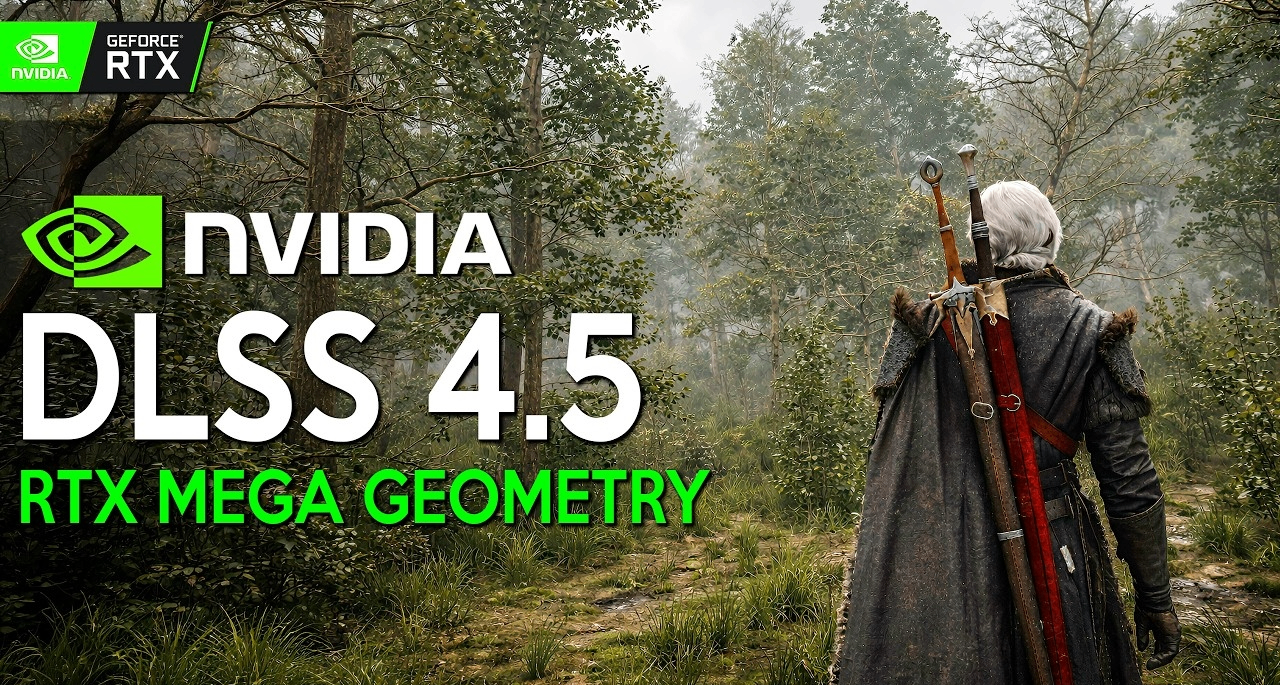 《巫師4》RTX超級幾何演示呈6000萬株植被，DLSS加持實現4K/80幀