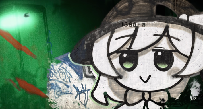 神秘东方涂鸦占领日本全国吓坏居民，但没人知道是人是鬼画的