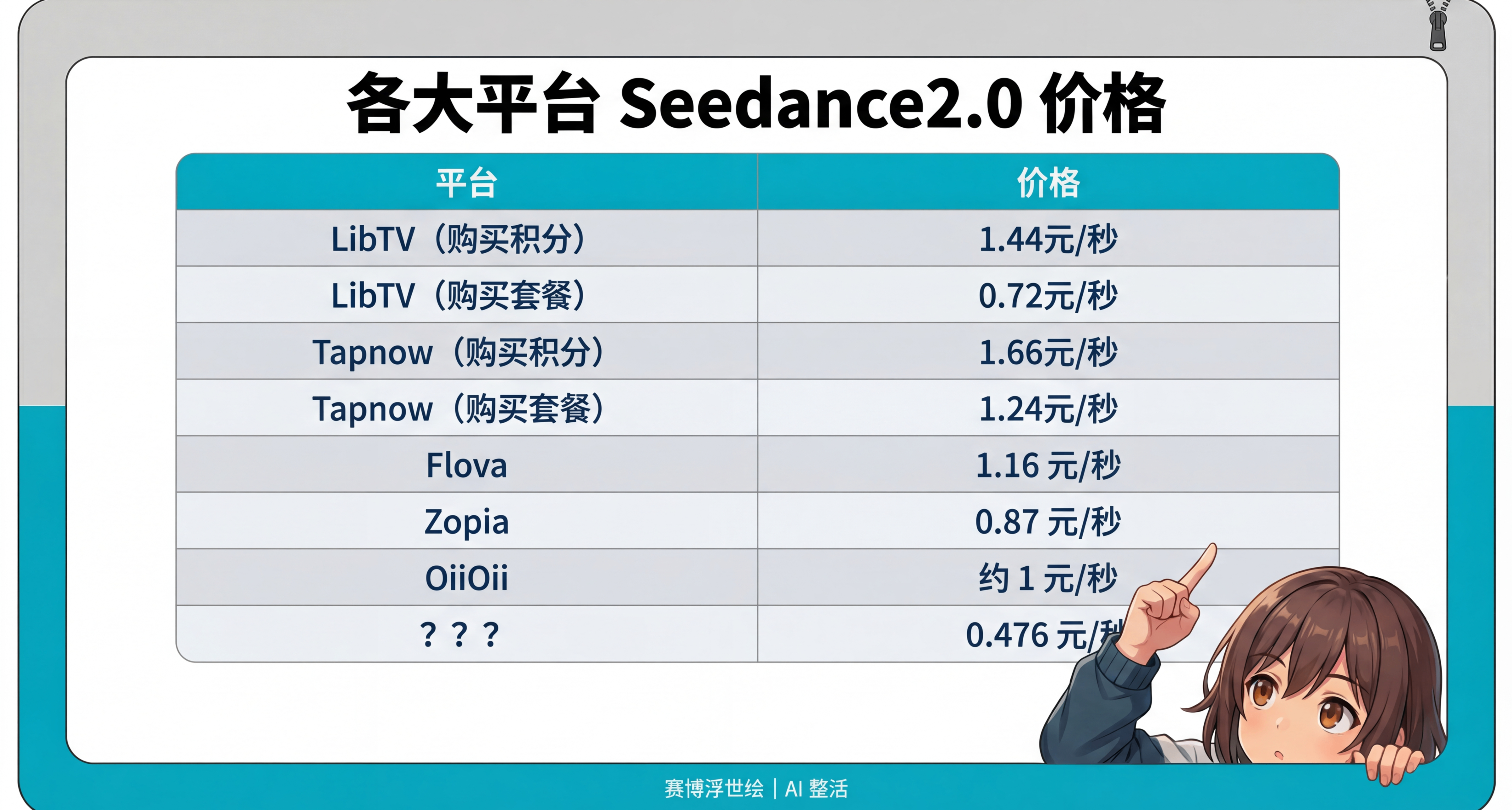 我收集了全網各大平臺 Seedance2.0 價格，最多居然相差4倍？？？