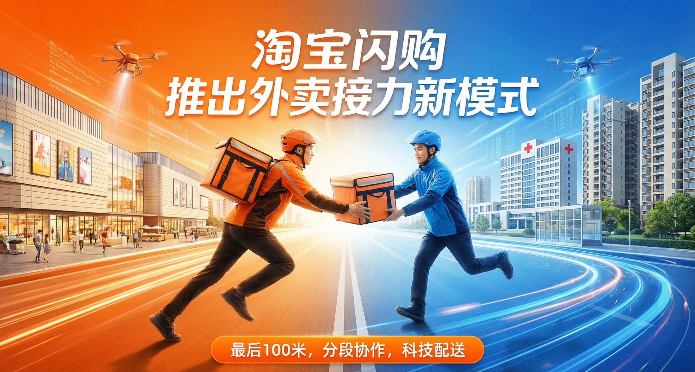 淘寶閃購推出“外賣接力”新模式