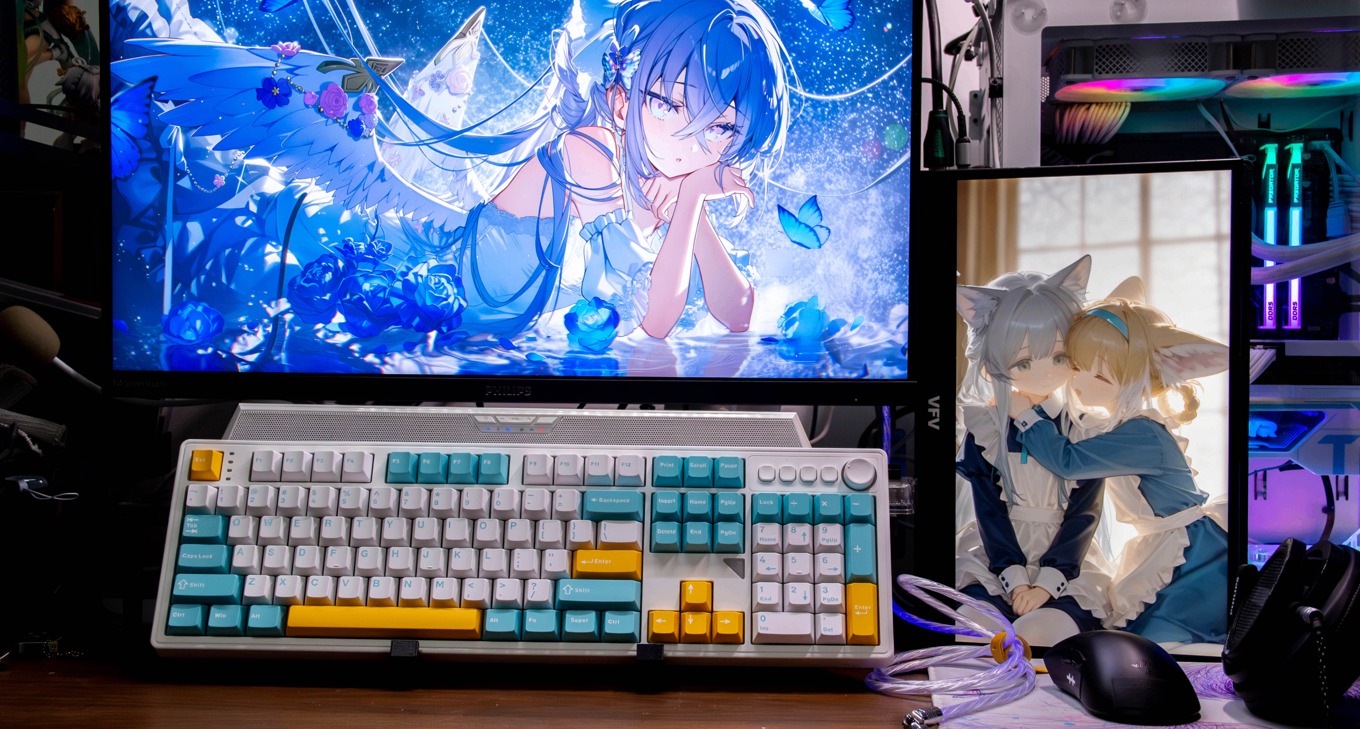 259元办公新神！104配列的静音茶轴！高斯3104TPro