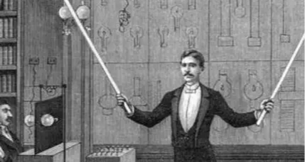 光緒十九年，特斯拉發明出了交流電