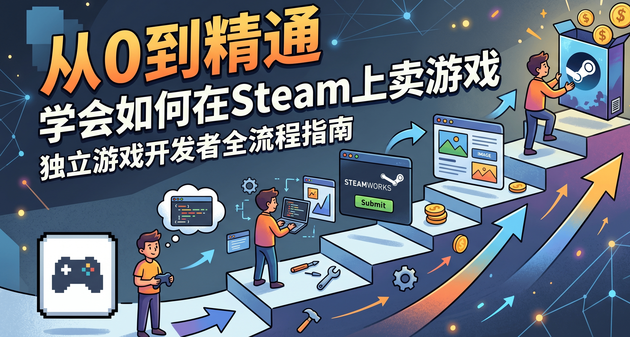 【从0到精通】学会如何在Steam上卖游戏