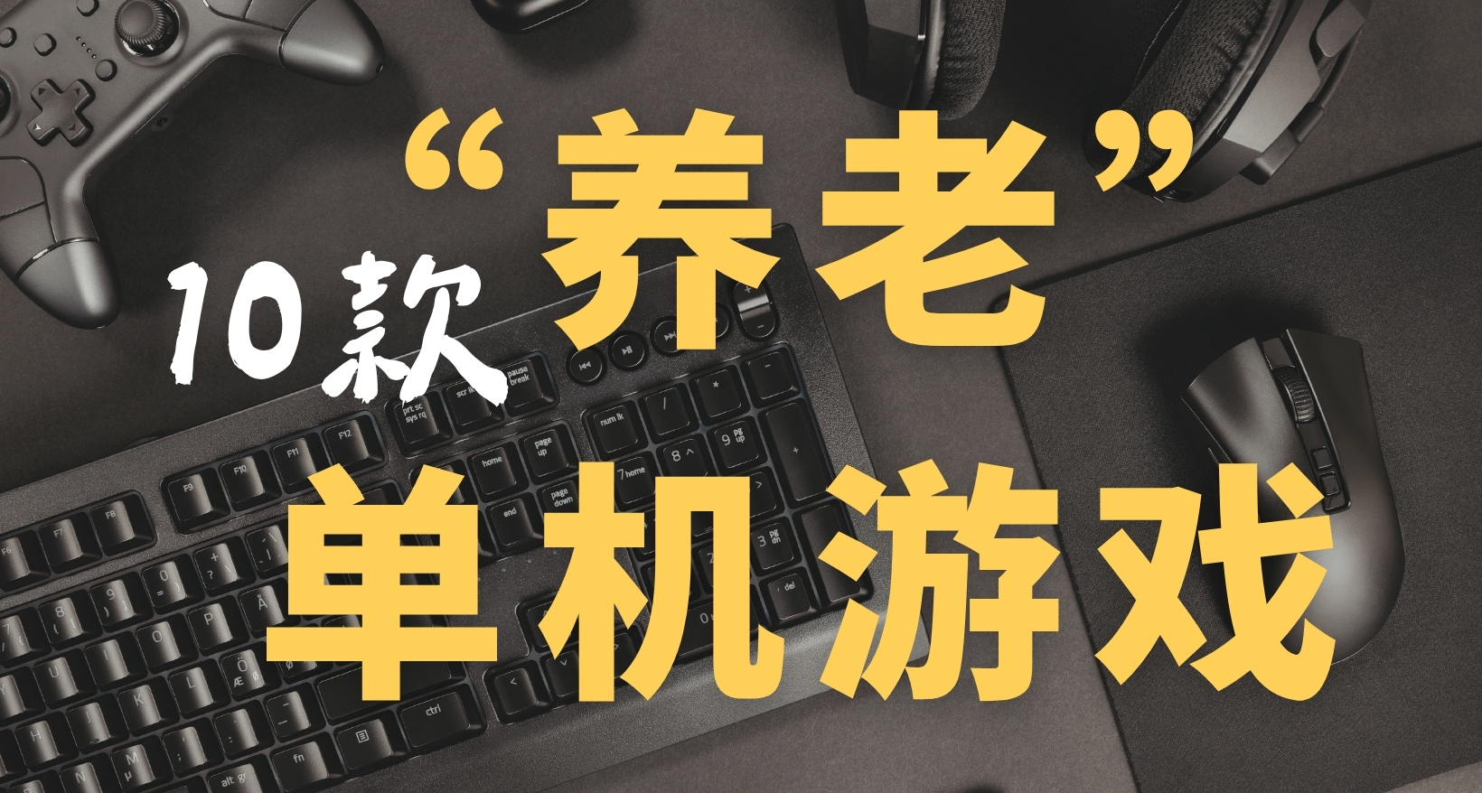 推薦十款適合“養老”的單機遊戲