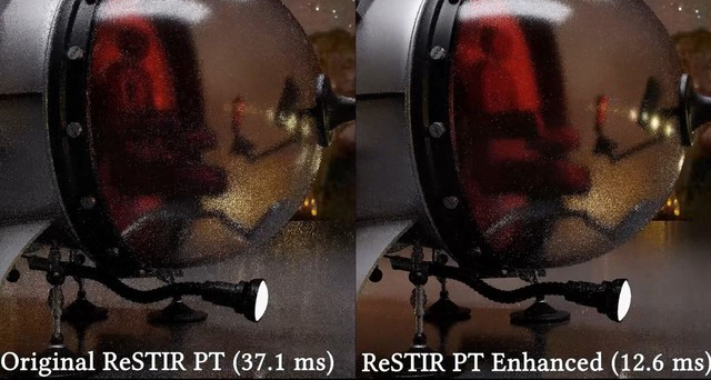 RTX5090也能原生 4K 跑路徑追蹤？新算法性能翻倍，VRAM 還省四成