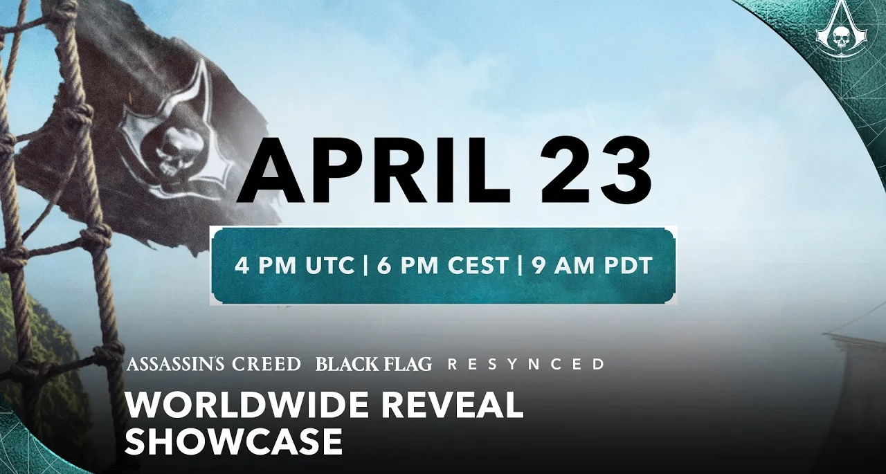 《刺客信條：黑旗 重製版》官宣4月24日完整亮相，預告片已泄露