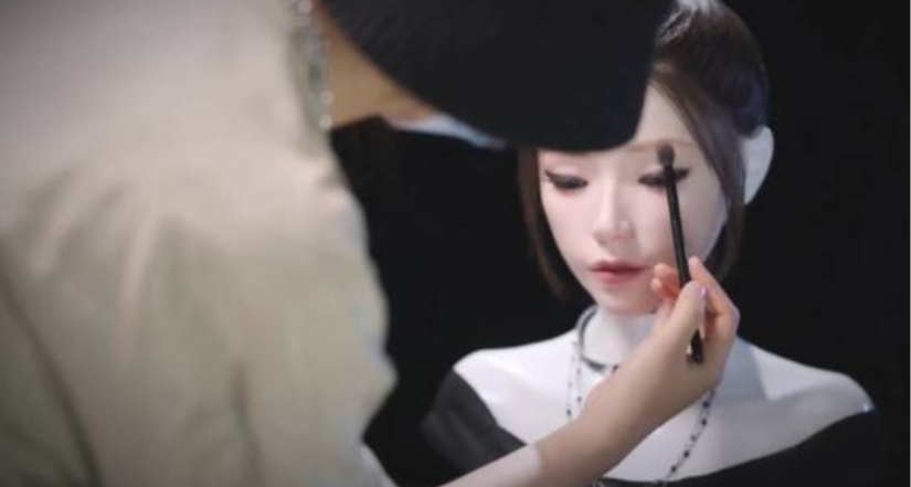 國產美女機器人演示超逼真 恐怖谷效應引討論