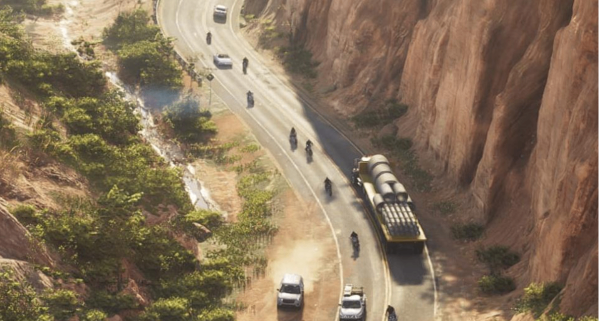 玩家发现《GTA6》新细节：NPC驾驶大升级，竟会对向车道超车