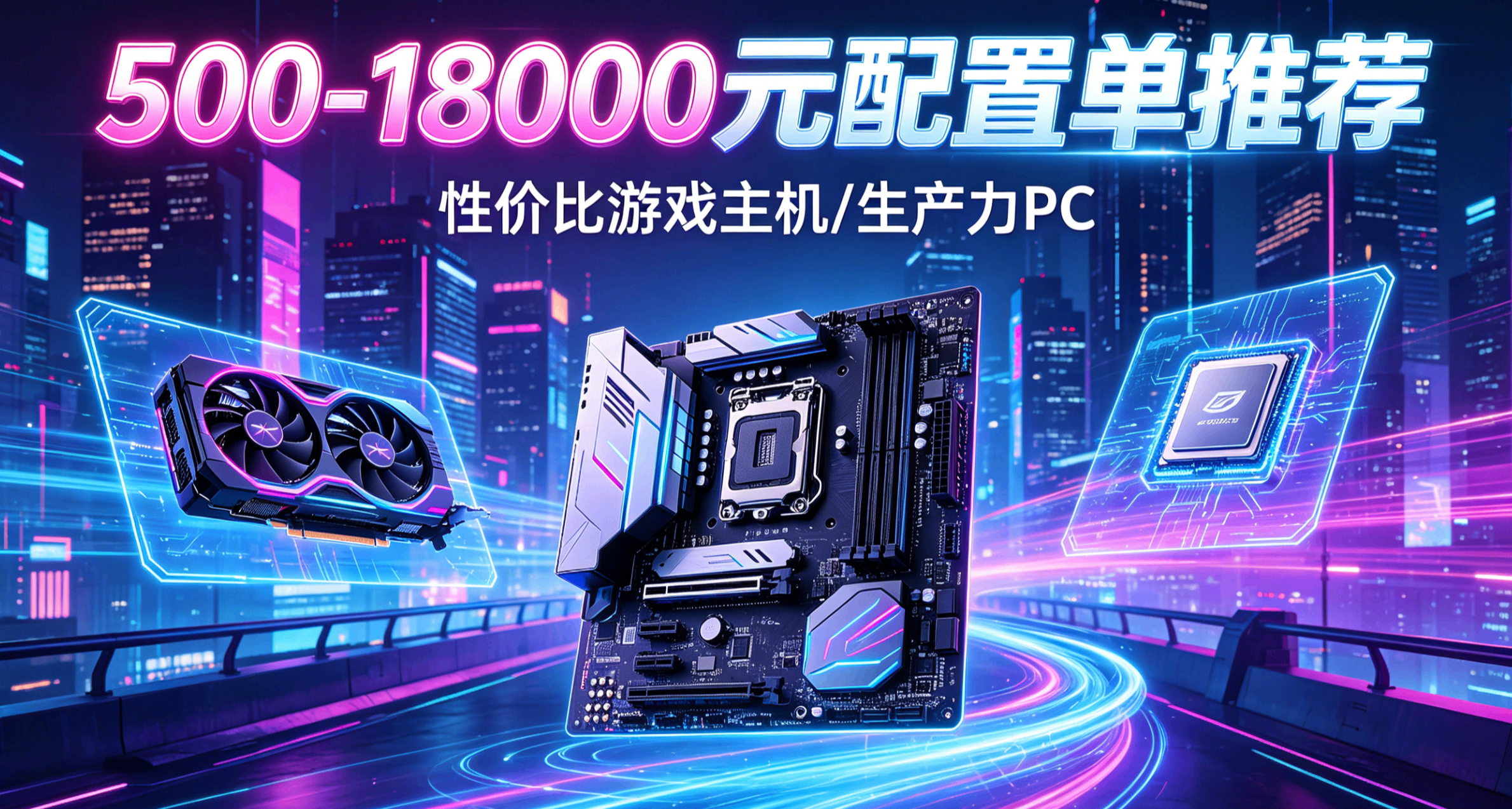 2026年4月份裝機配置單推薦（五百到一萬八，第一期）