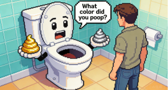 明明喫了五顏六色的食物，爲什麼拉出來的屎都是統一的棕黃色？