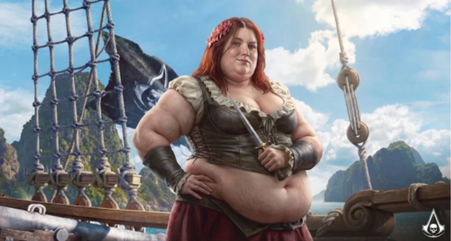 《刺客信条：黑旗记忆重置》因安妮胸部被削，玩家怒斥政治正确