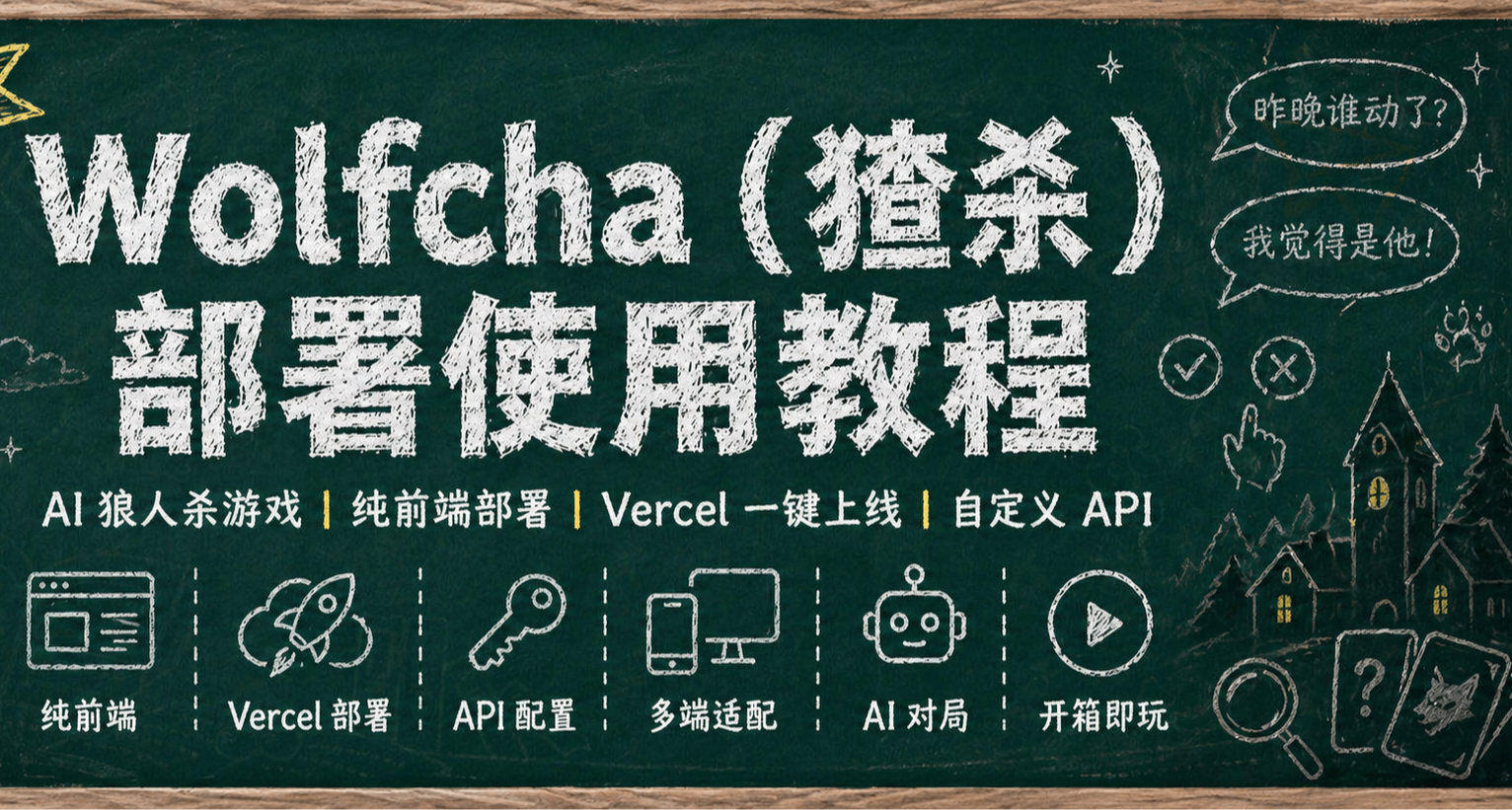 AI與人勾心鬥角！NAS一鍵部署AI狼人殺，假日休閒必備。