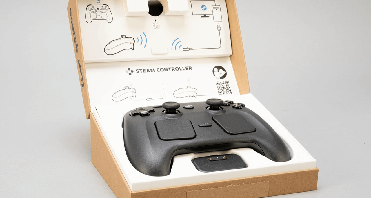 炸了！全新【Steam手柄】開箱圖泄露，與PS5手柄對比太直觀