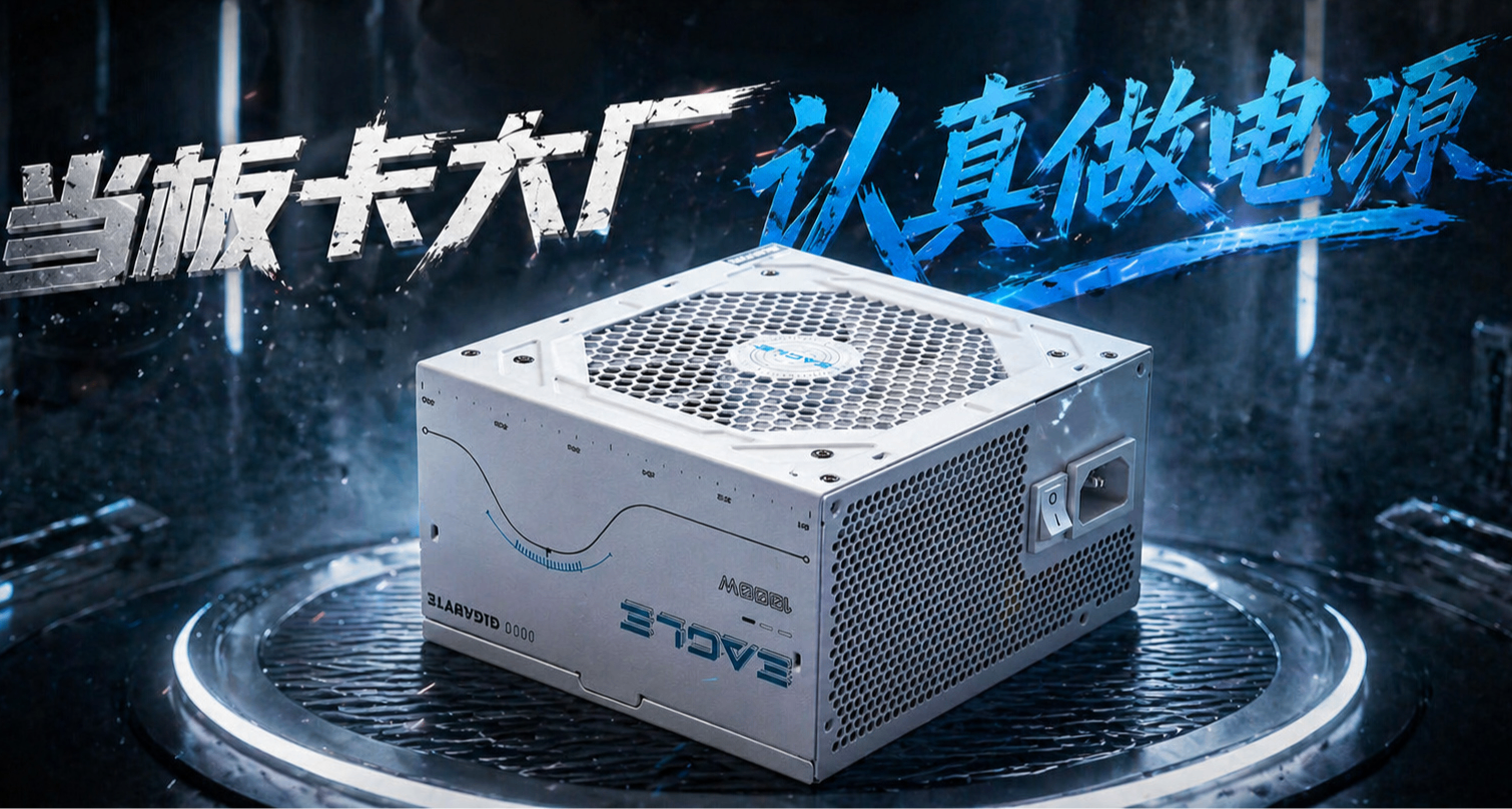 當板卡大廠認真做電源：技嘉冰獵鷹白金1000PG5 ICE裝機實錄