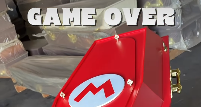 任粉專屬？！巴西殯葬公司超級馬里奧棺材走紅外網！