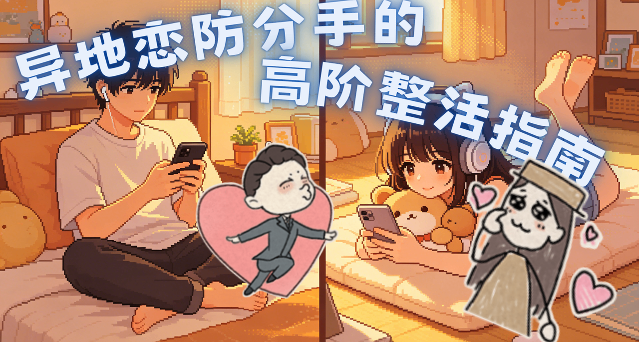 拒絕乾瞪眼 🙅 異地情侶同頻互動的 5 個天花板玩法