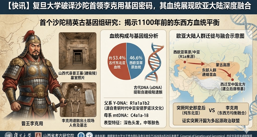 李克用的DNA：一个沙陀首领的东西方血统之谜