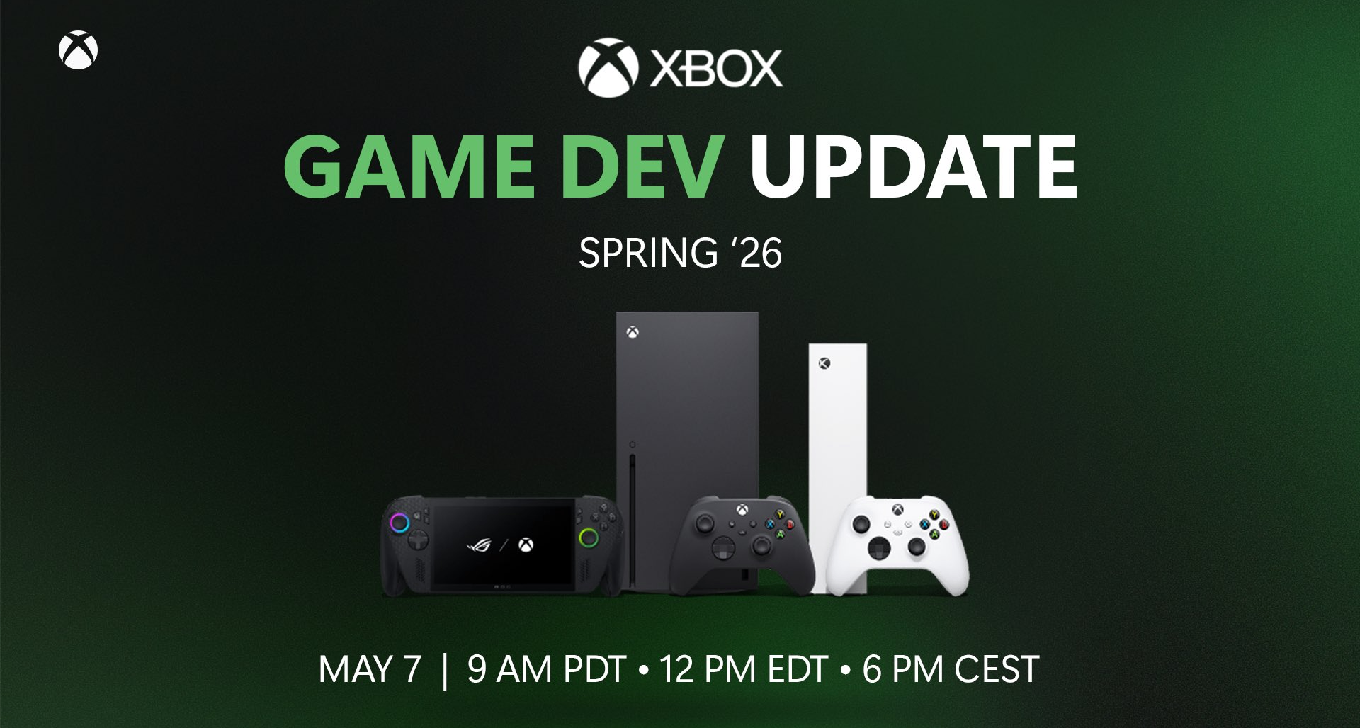 微软将于5月8日举办Xbox游戏开发更新活动，深入解析下一代主机