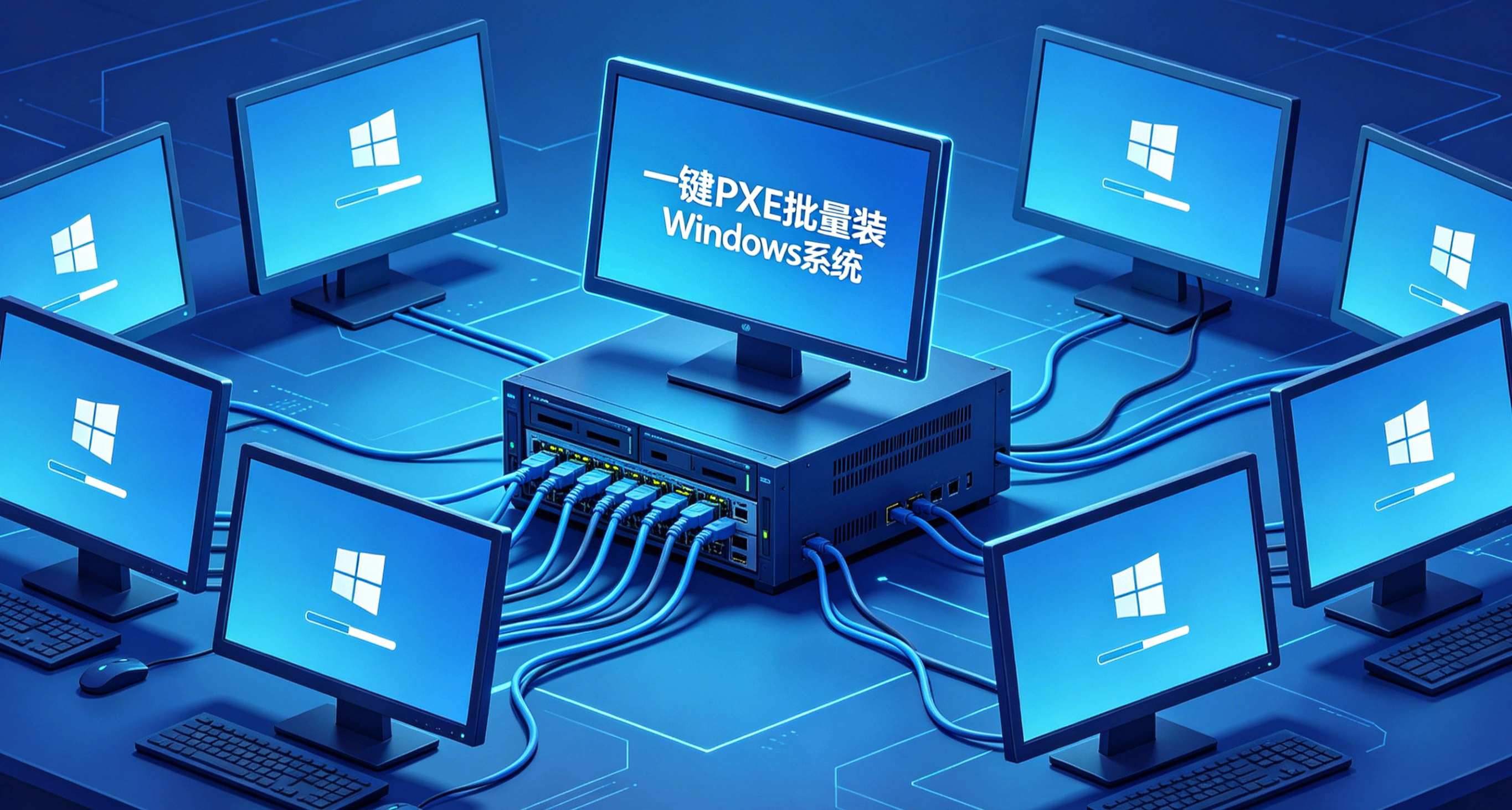告别 U 盘插插拔拔！ 一键 PXE 批量装系统