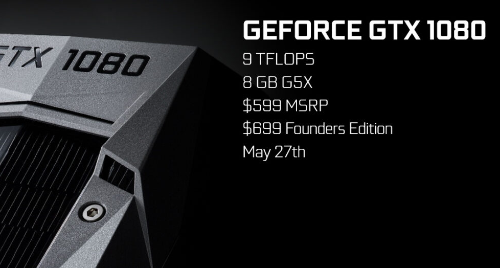 十年前的今天，英伟达正式发布 GeForce GTX 1080 与 GTX 1070