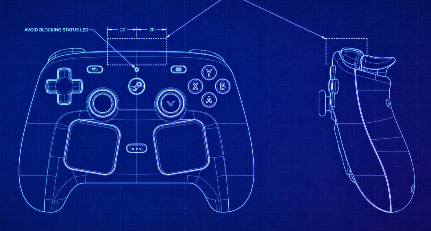Valve 放出 Steam 手柄 CAD 设计文件，鼓励支持社区创作