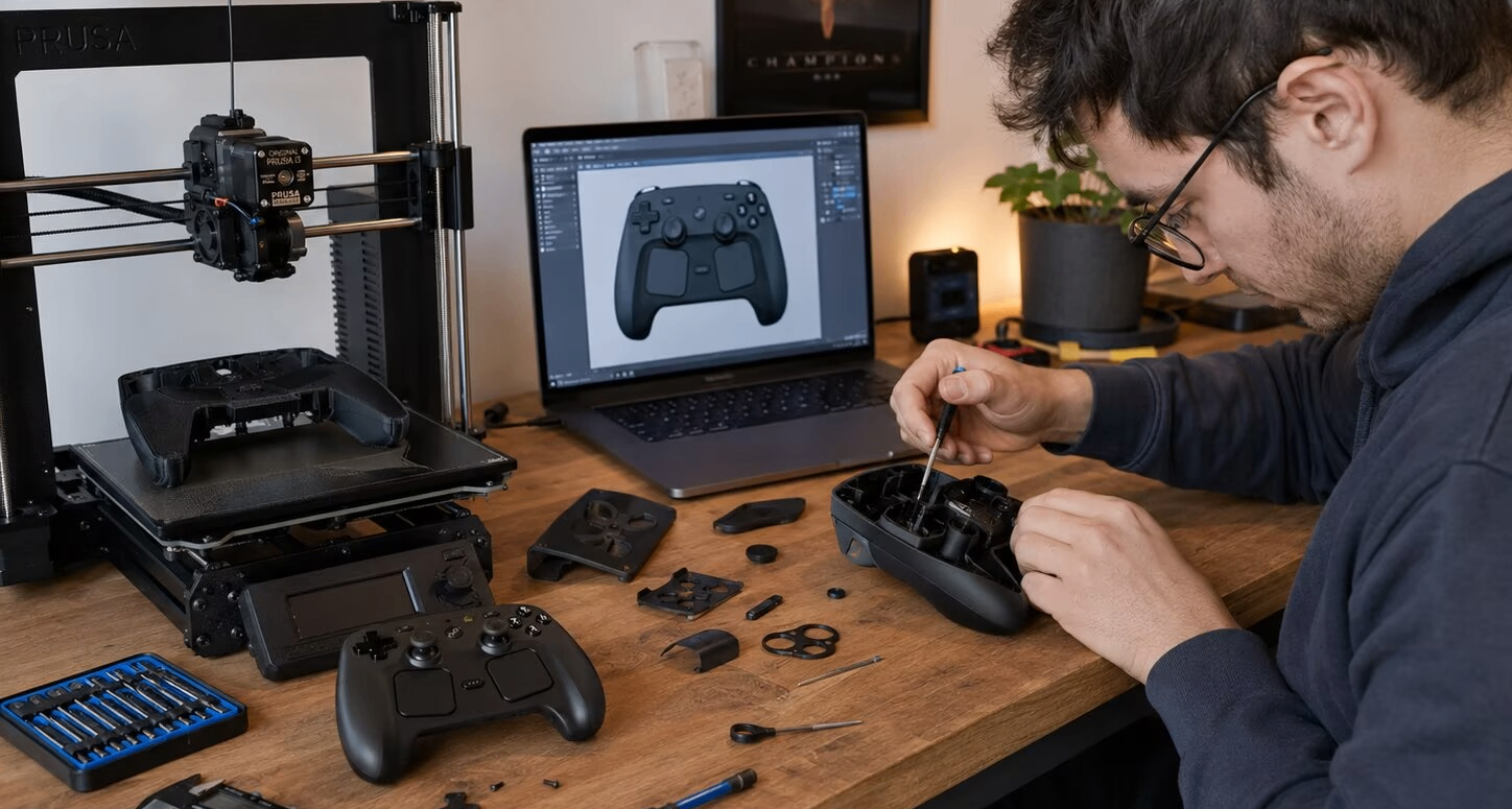 Steam 手柄 CAD 文件公開了，玩家可以自己改外殼了