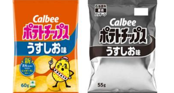 日本知名薯片商因缺少油墨，將換爲黑白簡化包裝！！