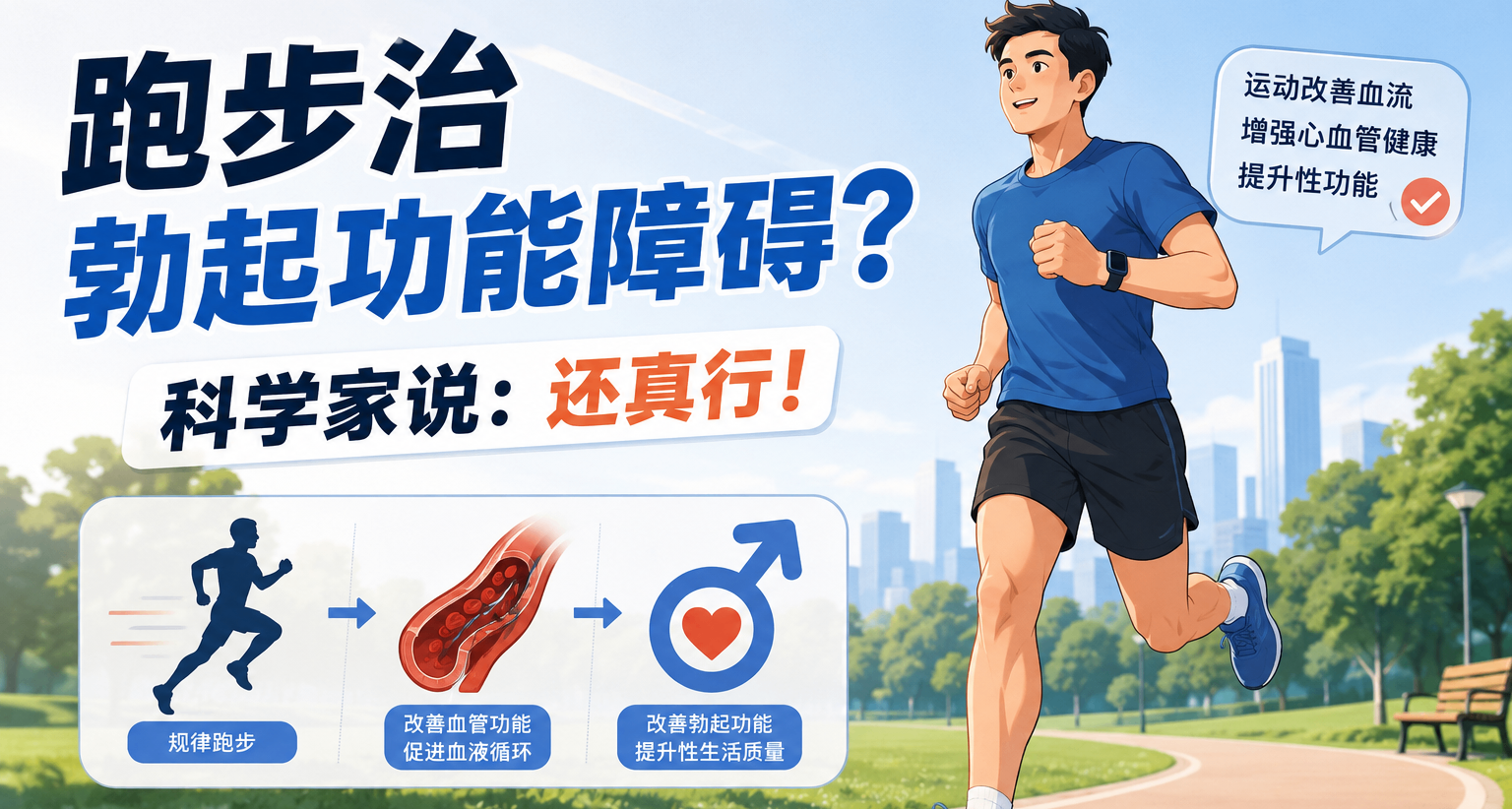 跑步治勃起功能障礙？科學家說：還真行！