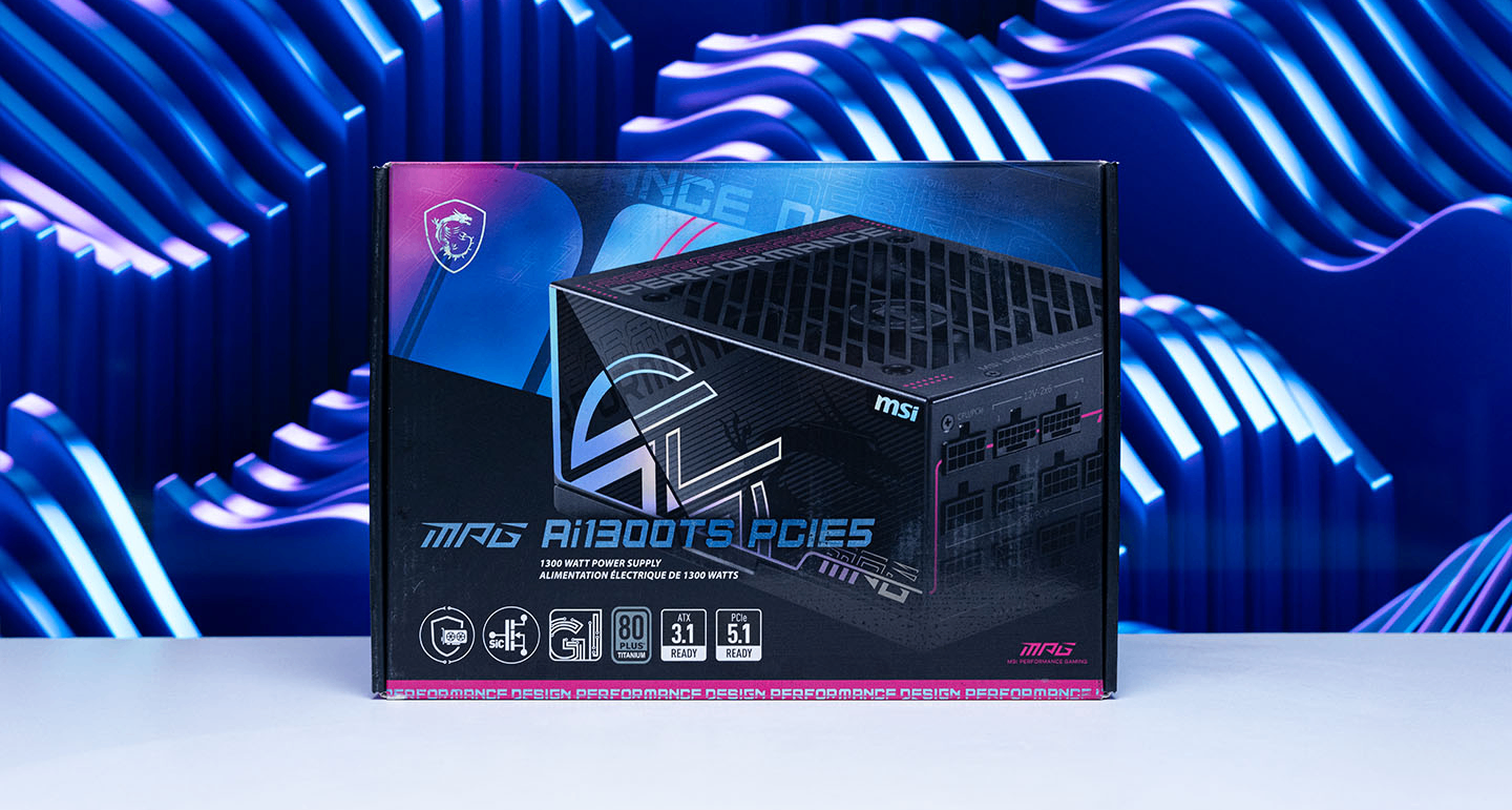 做到極致！微星MPG Ai1300TS PCIE5 月神電源上機展示
