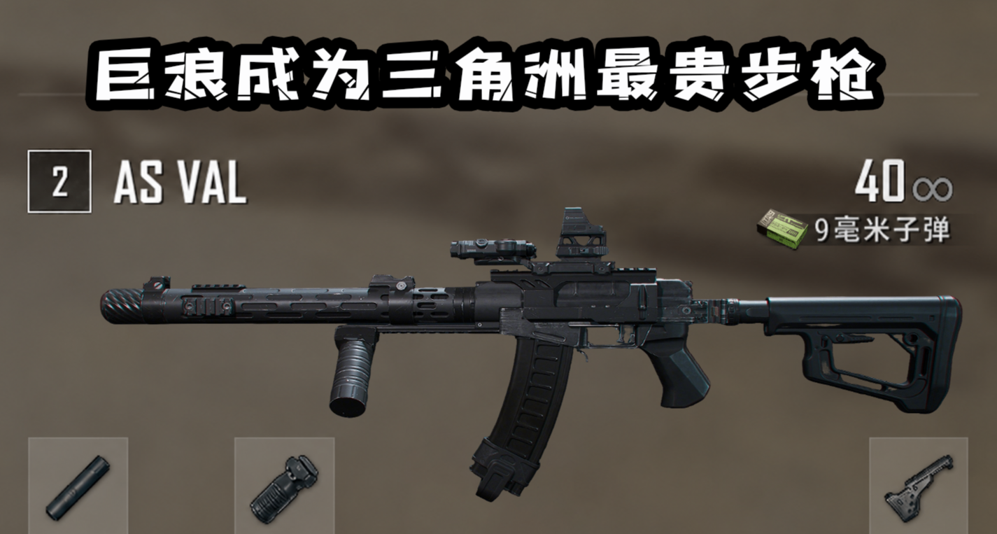 這個價格合理嗎？ASVAL裸槍破20W，單槍價格超越M7成爲最貴步槍