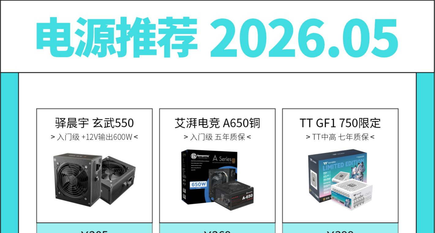 電源推薦-2026.05