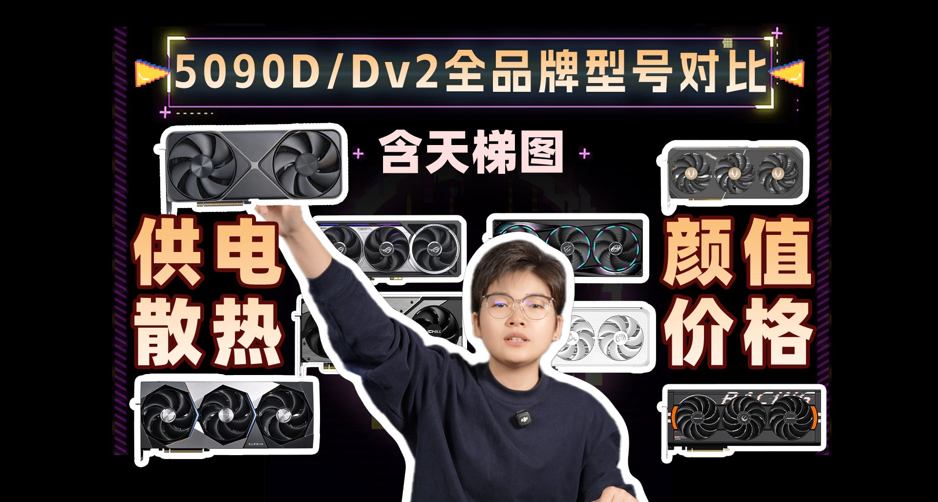 一文帶你認全5090/DV2！2026年度橫評雷達圖！