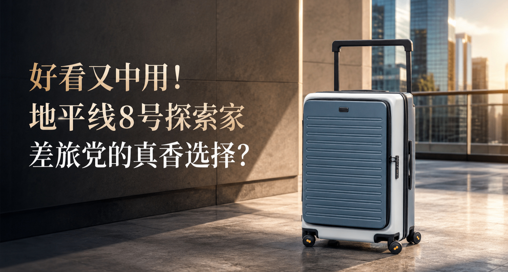 好看又中用！地平線8號探索家24寸行李箱實測：差旅黨的真香選擇